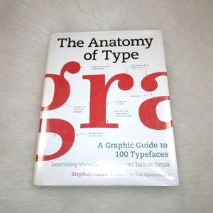 BOOK The Anatomy of Type, a graphic guide to 100 typefaces.